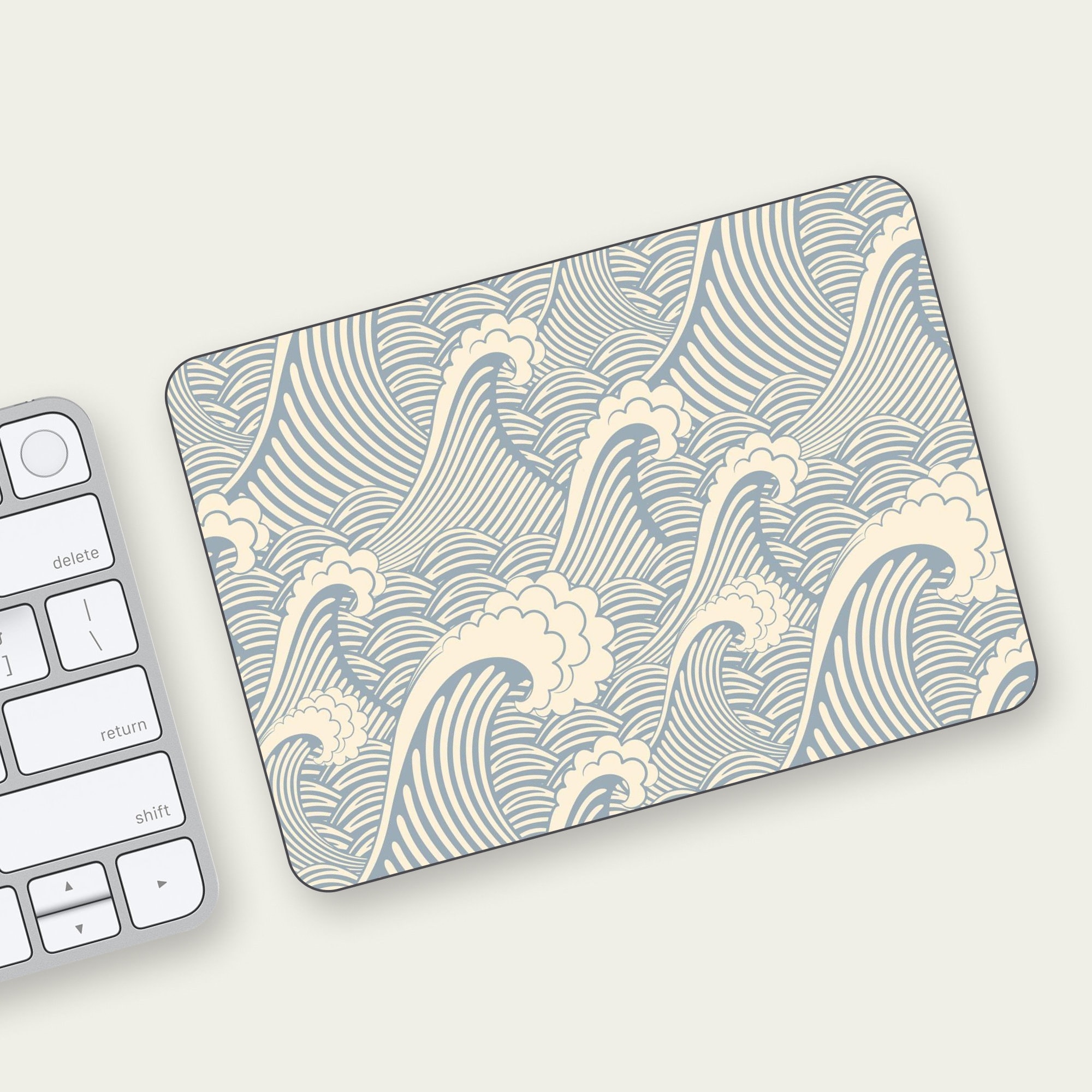 Japanese Art Ware Pattern Apple Magic Trackpad Skin | Traditional Wave ...