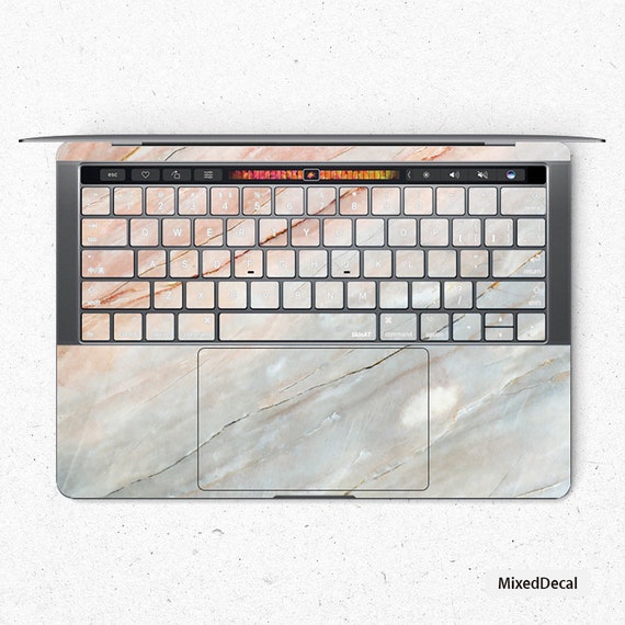 Orange Marble Macbook Pro Retina Keyboard Decal Sticker Mac Etsy