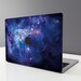 MacBook Air sticker Blue Galaxy Laptop Mac Pro Sticker Logo Cut Cover Skin