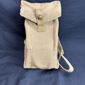 WWII WW2 British Bren Pouch Militaria Military Free Shipping