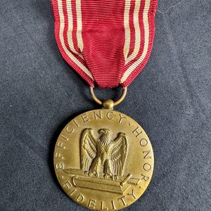 Named WWII WW2 U.S. Army Good Conduct Medal Named Militaria Military Free Shipping