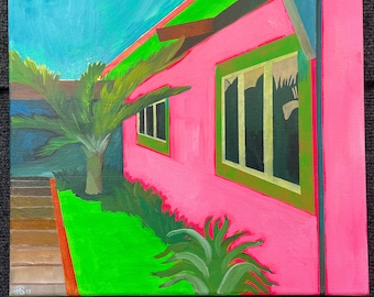 Miami pink house