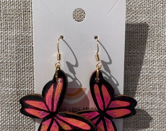 Medium Butterfly dangle earrings