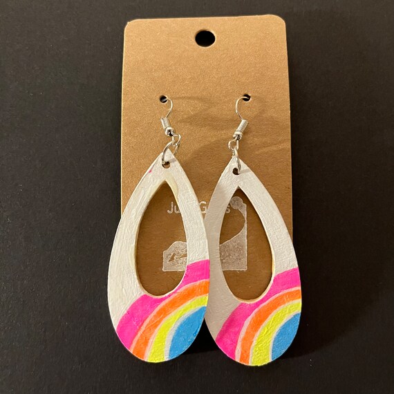 Dangle Rainbow Earrings