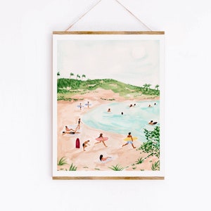 Beach Print, Ocean Art, Beach Decor, Home Decor, Art Prints, Ocean Artwork, Island Print Poster, Physical Art Print, Tropical Wall Art
