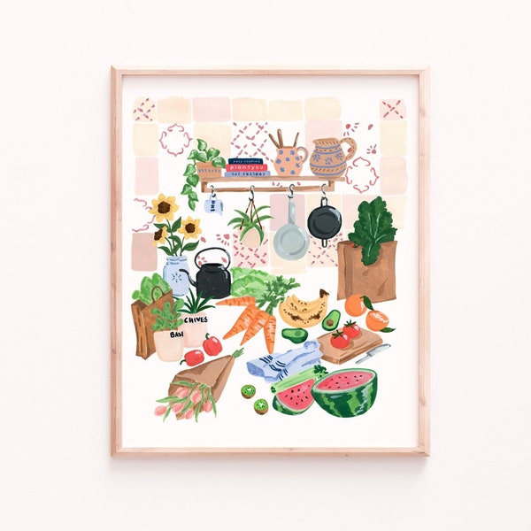 Kitchen Art Print - Etsy