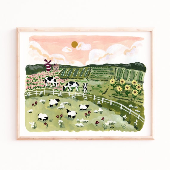 版画絵　ニューヨークの風景？　ヴィンテージ 版画絵 ニューヨークの風景？ ヴィンテージ （ニューヨークの