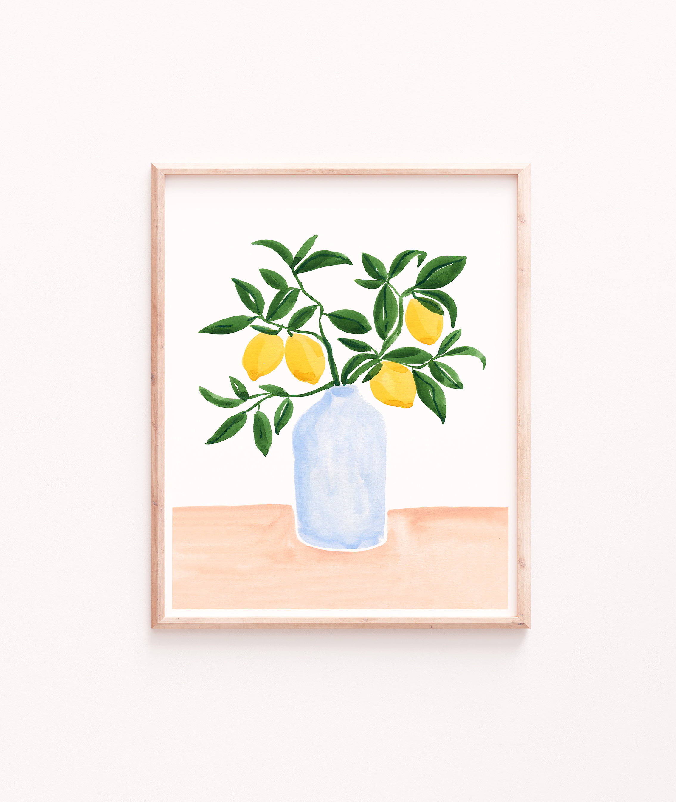 Lemon Basket Art/Canvas Print Home Decor C Wall Art Poster 