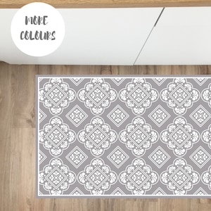 Runner Rug Casablanca, Linoleum Rug, Vinyl Carpet, Pvc Mat