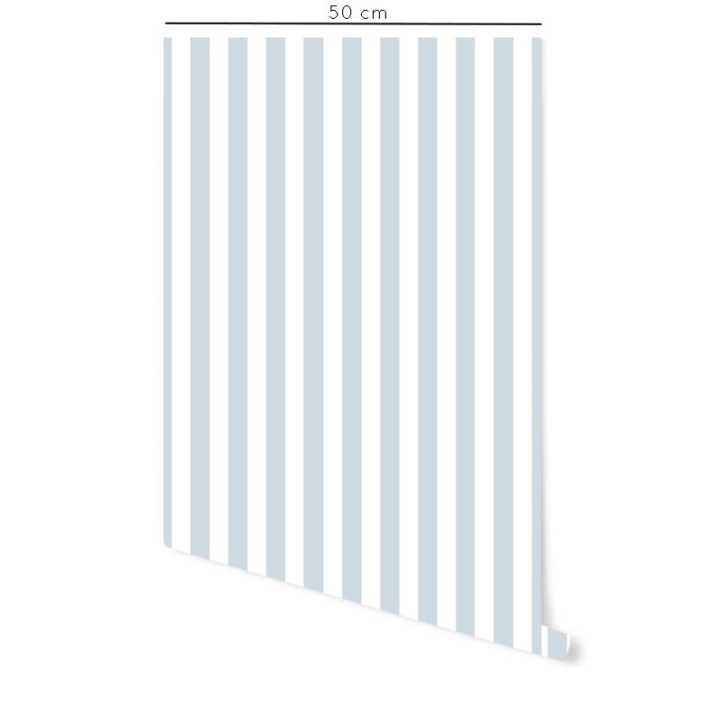 Little Stripes Wallpaper, Removable Wallpaper, Peel and Stick Wallpaper, Self adhesive Wallpaper bild 3