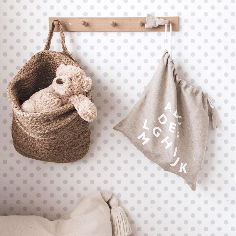 Polka Dot Removable Wallpaper Wallpaper Temporary Wallpaper Etsy