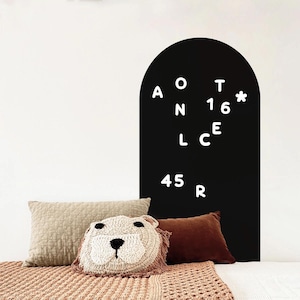 Magnetic Chalkboard Arch, Magnetic Blackboard, Magnetic Wall Decal Arch, Magnetic Drawing Decal Arch, Magnetic Art Wall Decal for Kids