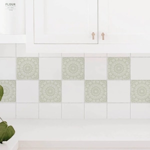 Peel and Stick Tile, Backsplash Tile Kitchen, Peel and Stick Tile Backsplash, Green Backsplash Tile, Green Peel and Stick Backsplash