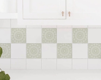 Peel and Stick Tile, Backsplash Tile Kitchen, Peel and Stick Tile Backsplash, Green Backsplash Tile, Green Peel and Stick Backsplash