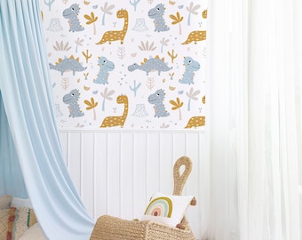 Dinosaur Wallpaper, Peel and Stick Wallpaper Dinosaur, Dinosaur Nursery Decor, Dinosaur Wall Decor, Dinosaur Kids Wall Art, Dinosaur Lovey