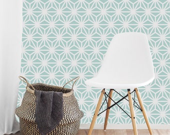 Origami Geometric Wallpaper,Removable Wallpaper, Wallpaper, Peel and Stick Wallpaper, Self adhesive Wallpaper