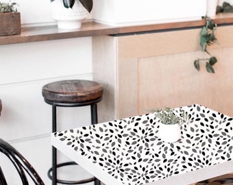 Little Leaves Wallpaper, Removable Wallpaper, Peel and Stick Wallpaper, Self adhesive Wallpaper