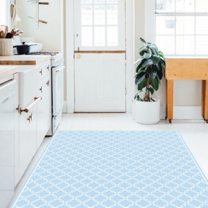 Full Circles Vinyl Rug, Linoleum Rug, Vinyl Carpet, Pvc Mat