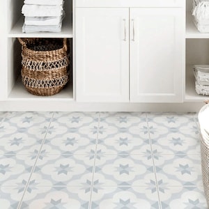 Peel and Stick Floor Tile Bathroom, Tile Stickers Floor, Floor Vinyl Decal, Decorative Tile, Floor Decor