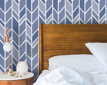 Herringbone Wallpaper, Peel and Stick Wallpaper