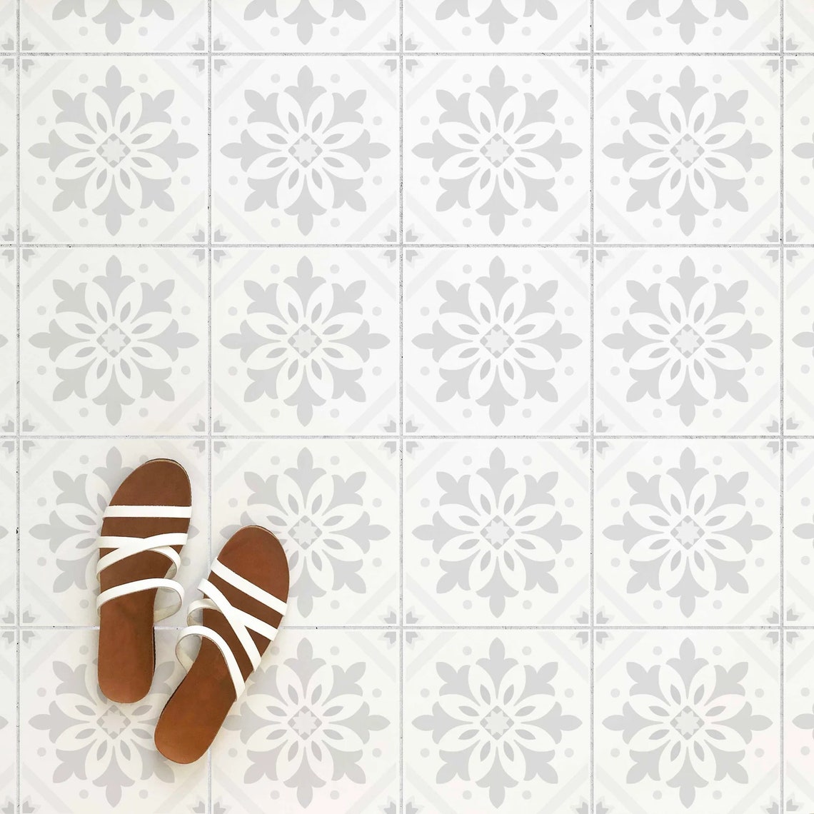 Custom Linoleum Peel and Stick Vinyl Floor Tile, Linoleum Flooring, Custom Floor Decal ...