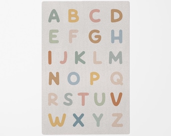 Alphabet Floor Mat, Playroom, Alphabet Room Decor