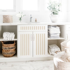 Little Stripes Wallpaper, Removable Wallpaper, Peel and Stick Wallpaper, Self adhesive Wallpaper bild 5