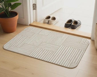 Stable Grip Entrance Mat, House Door Mat, Absorbent Doormat, Machine Washable Doormat, Home Door Rug, Hallway Entrance Mat, Doormat