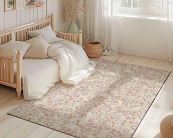 Cottagecore Nursery Decor, Cottage Core, Wildflower Rug