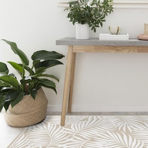 Leaf Pattern Linoleum Tropical Leaves Vinyl Rug, Linoleum Rug, Vinyl Carpet, Pvc Mat - Etsy