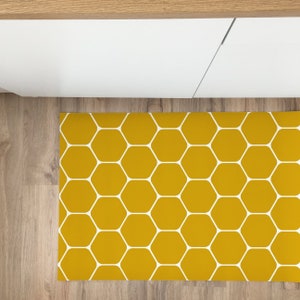 Honeycomb Vinyl Rug, Vinyl Carpet, Pvc Mat, Kitchen Rug