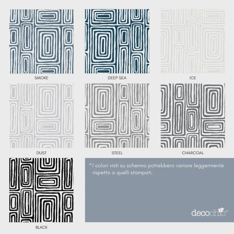 Geometric Vinyl Floor Mat, Washable Kitchen Rug, Entryway Runner, Grey PVC Home Decor image 9