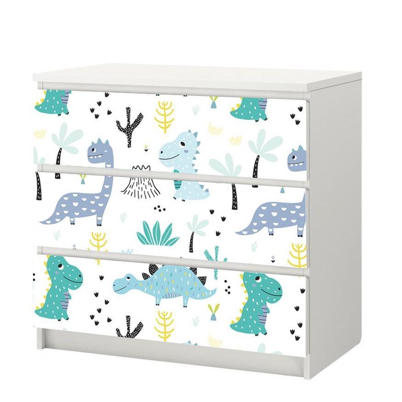 Dinosaurs Wallpaper Removable Wallpaper Nursery Wallpaper Etsy