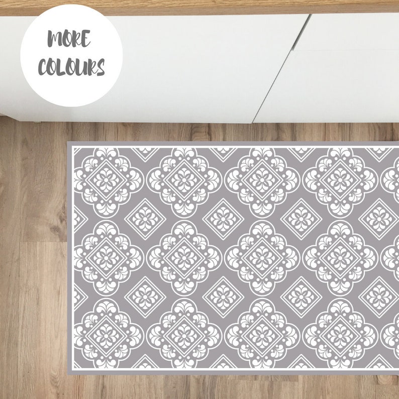 Runner Rug Casablanca Linoleum Rug Vinyl Carpet Pvc Mat - Etsy