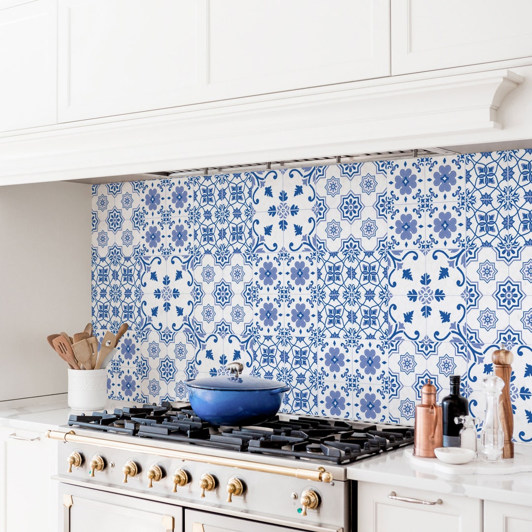 Tiles Wallpaper, Removable Wallpaper, Wallpaper, Peel and Stick ...