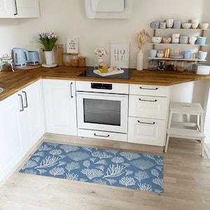 Kitchen Floor Mat, Aesthetic Rug, Washable Runner Rug, Floor Runners, Floor Mats, Customized Floor Mat, Cool Rug, Vinyl Art Mat for Bathroom
