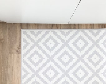 Runner Rug Ethnic Chic, Linoleum Rug, Vinyl Carpet, Pvc Mat
