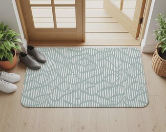 Welcome Mat, Anti Slip Doormat, Bath Mat Absorbent, Small Door Rug, Washable Entrance Mat, Easy Clean Doormat, Apartment Door Mat