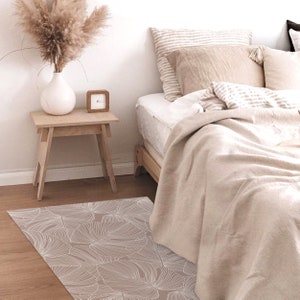Palms Vinyl Rug, Vinyl Carpet, Pvc Mat, Kitchen Rug