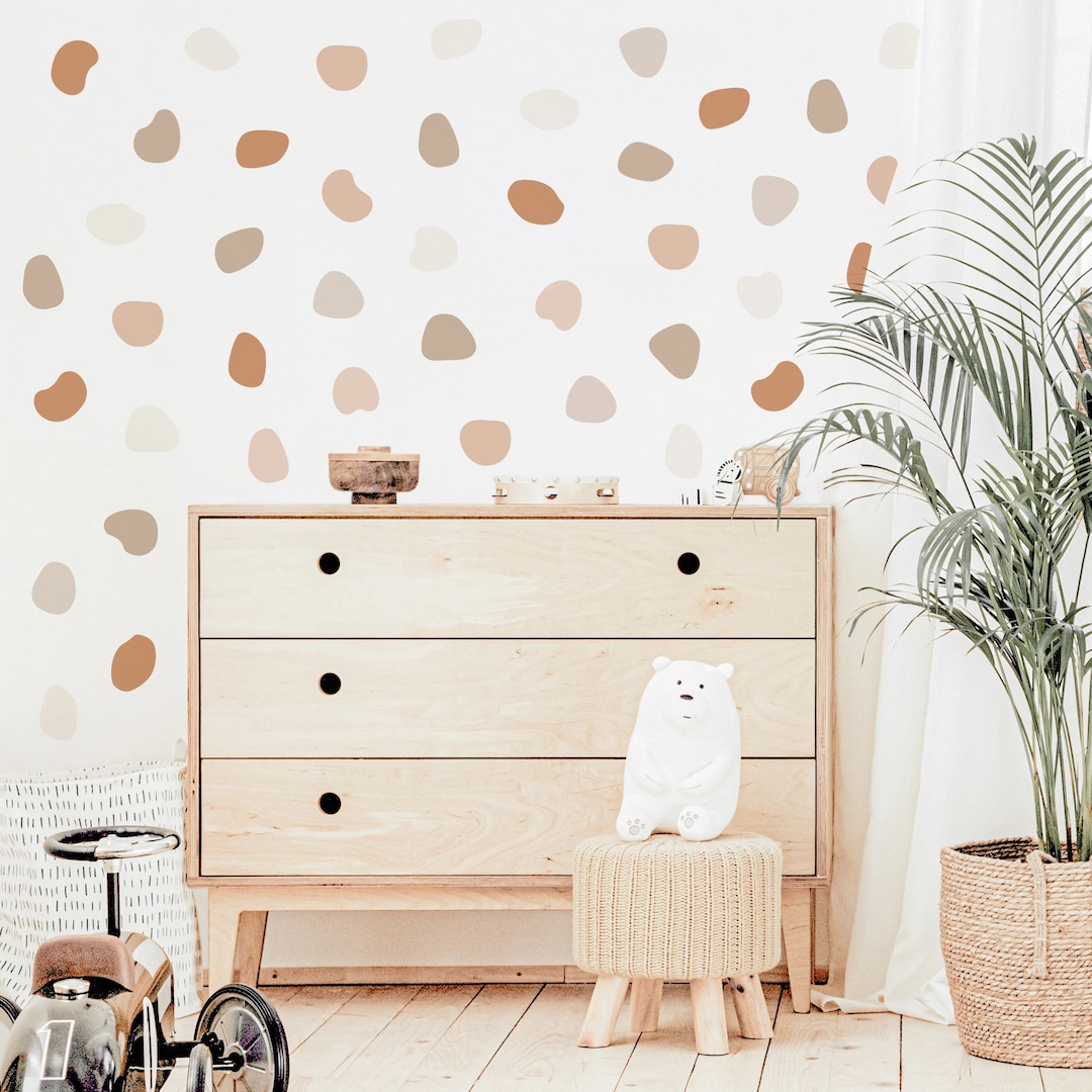 Boho Wall Decals, Polka Dot Decals, Aesthetic Room Decor Boho, Boho ...