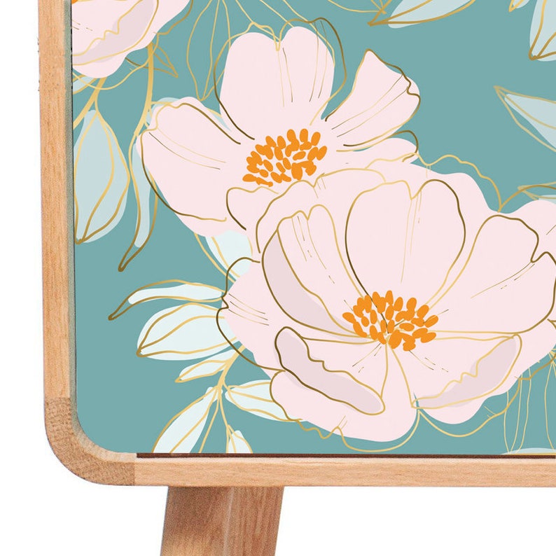 Floral Wallpaper Peel And Stick Wallpaper Self Adhesive Easy | Etsy