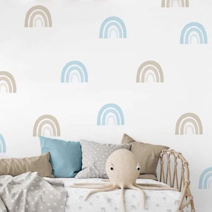 Little Rainbow Wall Sticker, Peel and Stick Stickers, Self-Adhesive, Wall Decal, Wall Decor, Removable Stickers