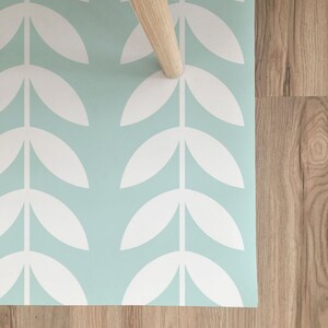 Leaf Pattern Linoleum Vintage Leaves Kitchen Rug, Linoleum Rug, Vinyl Carpet, Pvc Mat - Etsy