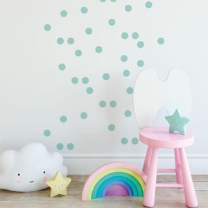 Polka Dot Wall Decal, Circle Wall Decal, Custom Stickers, Minimalist Wall Decal