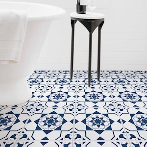 Peel and Stick Floor Tile, Floor Decal, Peel and Stick Floor Tile Bathroom, Vinyl Floor Mat
