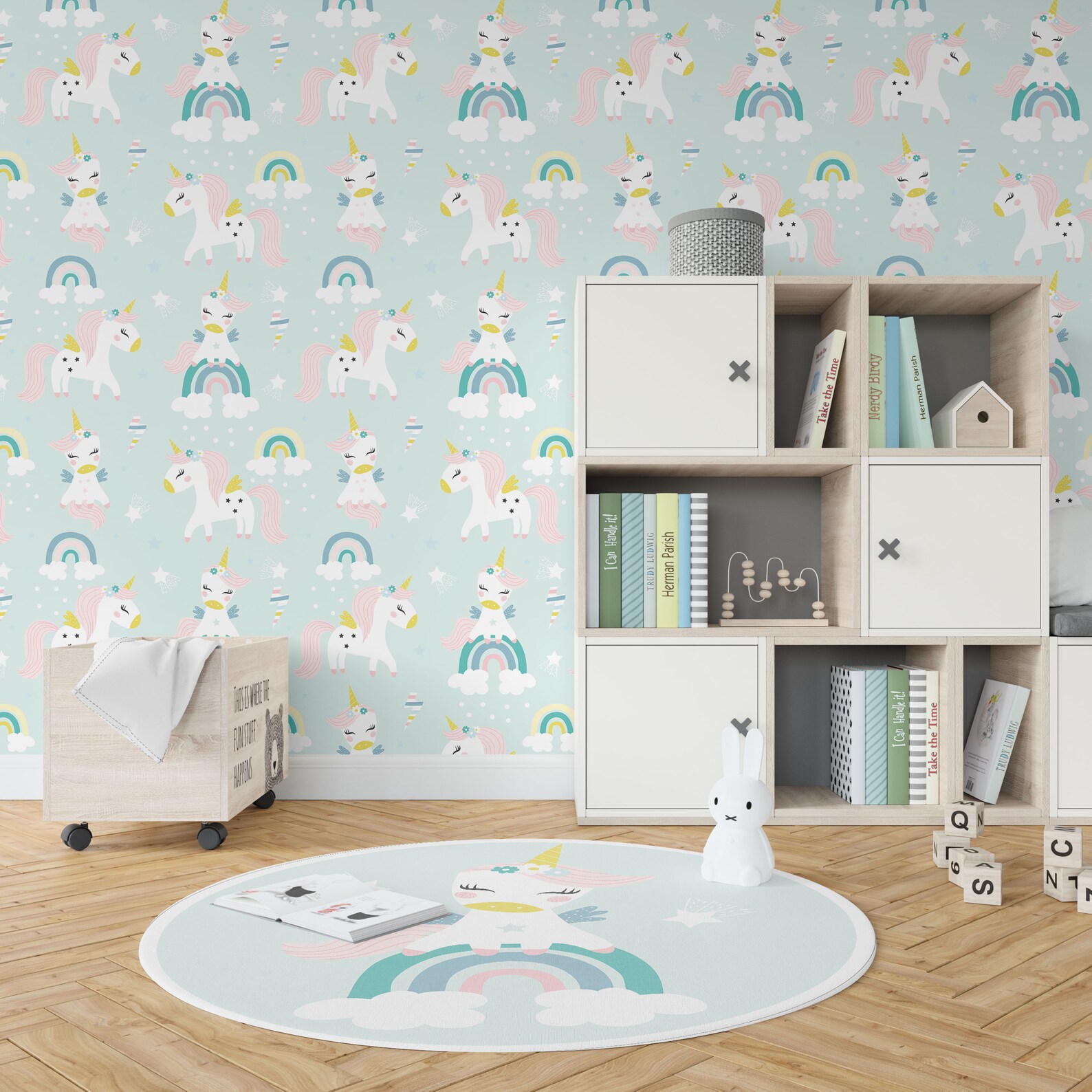 Unicorns Wallpaper Peel and Stick Wallpaper Self adhesive | Etsy
