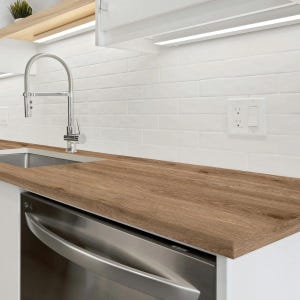 Kitchen Countertop Adhesive Film, Peel and Stick Countertop Cover, Kitchen Worktop Vinyl Wrap, Kitchen Counter Protector Adhesive image 5