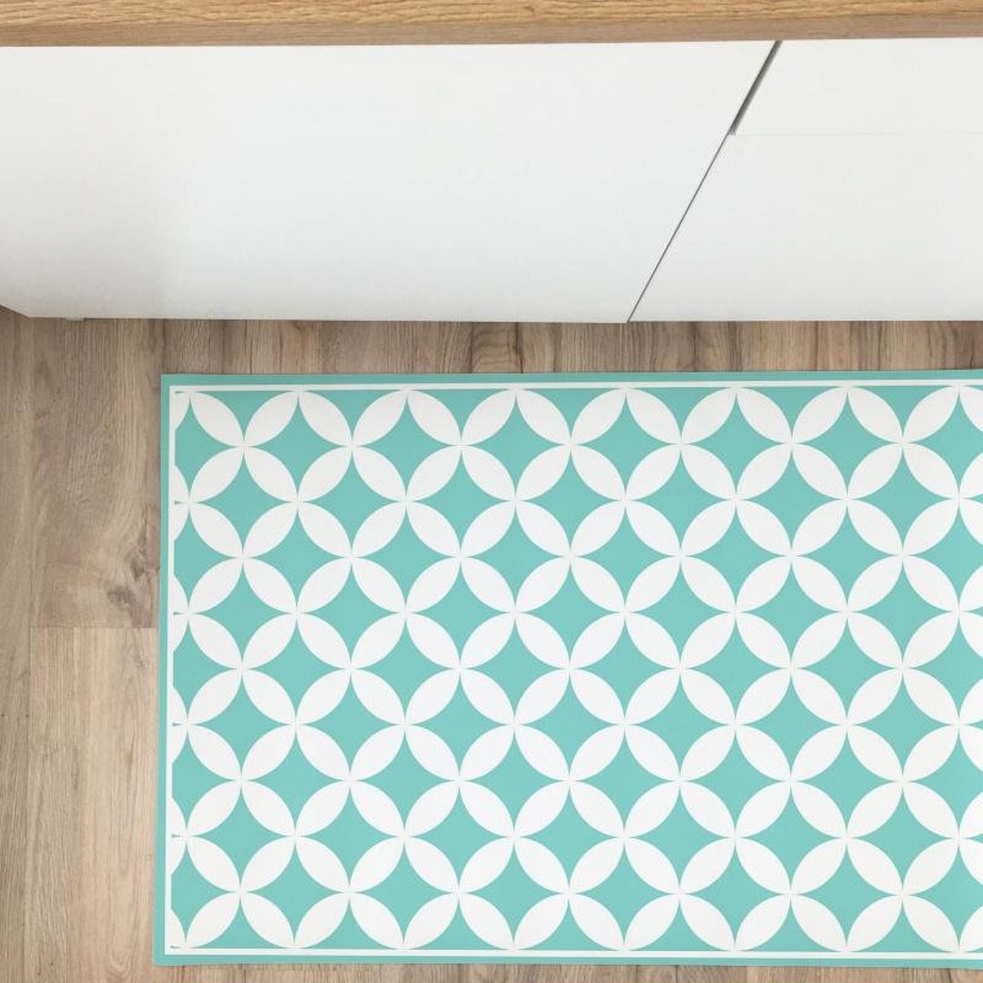 Diamond Kitchen Rug, Linoleum Rug, Vinyl Carpet, Pvc Mat - Etsy