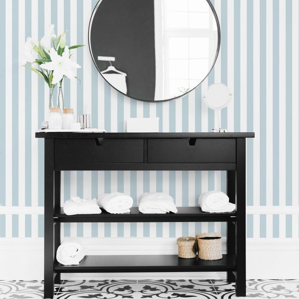 Wallpaper Peel and Stick Bathroom - Etsy