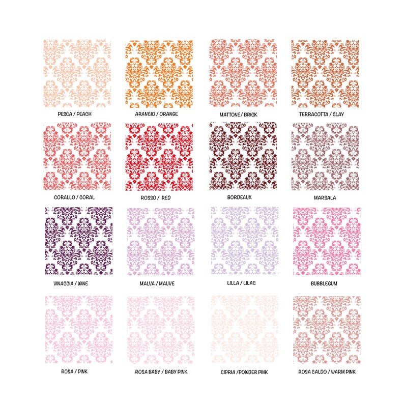 Damask White Background Wallpaper Removable Wallpaper-Self Adhesive Wallpaper-Removable-Wall Stickers-French image 6